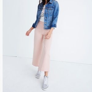 Madewell Emmett wide leg pink size 25 euc